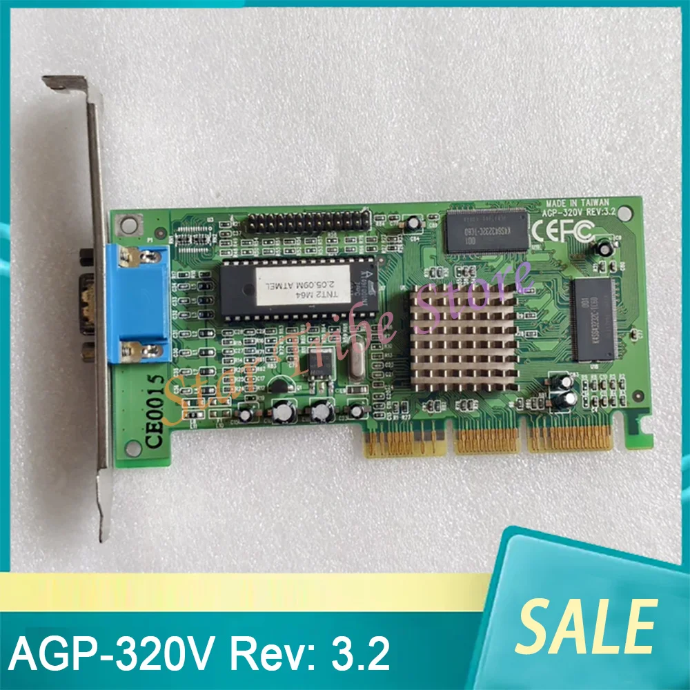 AGP-320V Rev: 3.2 TNT2 M64 AGP Industrial Graphics Card
AGP-320V Rev: 3.2 TNT2 M64 AGP Industrial Graphics Card