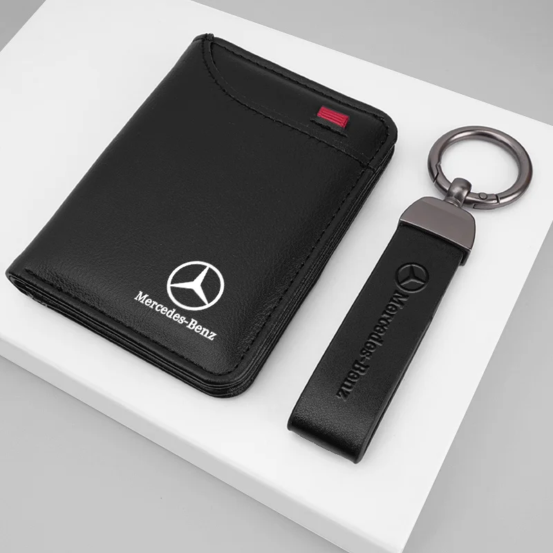 For Benz AMG Car Keyring&Leather Wallet Card Ticket Storage Bag Leather Mini Credit Card Purse Portable Wallet Soft Wallet
For Benz AMG Car Keyring&Leather Wallet Card Ticket Storage Bag Leather Mini Credit Card Purse Portable Wallet Soft Wallet