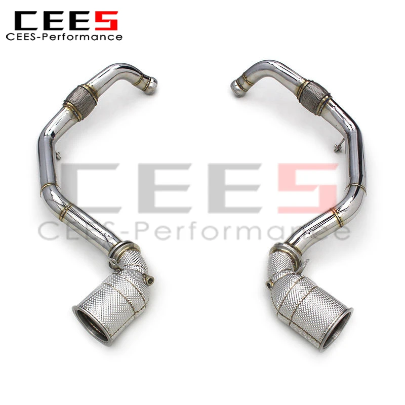 CEES Turbo Downpipe For Porsche Panamera Turbo S E-Hybrid 971 EA825 4.0TT V8 2018+Test Pipe Heat Shield Exhaust Manifold
CEES Turbo Downpipe For Porsche Panamera Turbo S E-Hybrid 971 EA825 4.0TT V8 2018+Test Pipe Heat Shield Exhaust Manifold