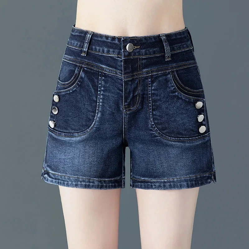 High waisted Denim Shorts for Women's Summer 2024 New Loose A-line Wide leg pants Vintage Denim for External wear Hot pants
High waisted Denim Shorts for Women's Summer 2024 New Loose A-line Wide leg pants Vintage Denim for External wear Hot pants
