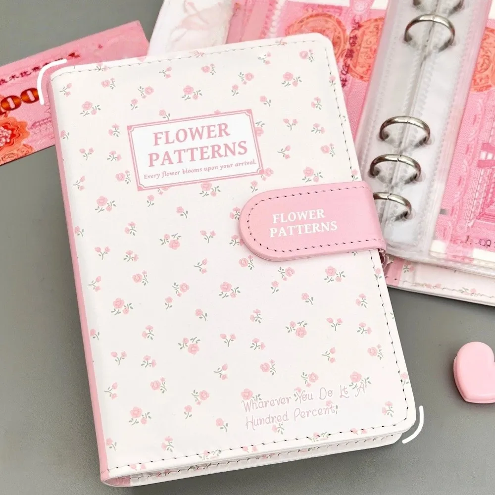 New PU Leather Money Saving Binder Cute Flowers Clear Inner Pages Budgets Planner A6 Size Envelope Organizer Personal Finance
New PU Leather Money Saving Binder Cute Flowers Clear Inner Pages Budgets Planner A6 Size Envelope Organizer Personal Finance