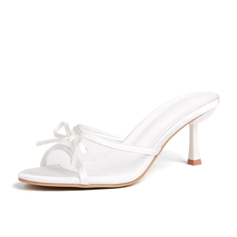Summer Women's Sandals Elegant Women High Heels Fashion High Quality Butterfly-Knot Open Toe Slippers Brand Designer Women Pumps
Summer Women's Sandals Elegant Women High Heels Fashion High Quality Butterfly-Knot Open Toe Slippers Brand Designer Women Pumps