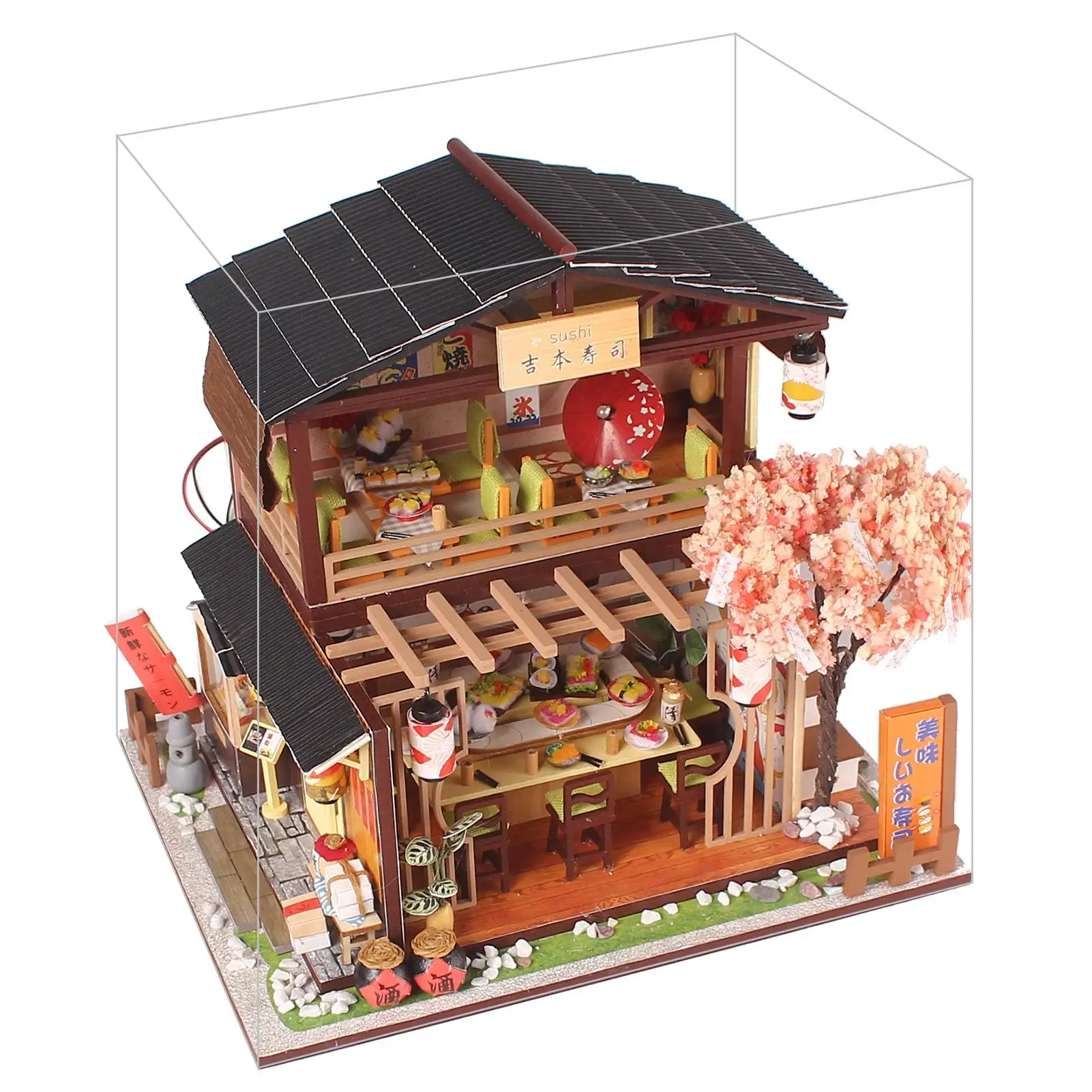 DIY Sushi Shop Model Wooden Creativity Japanese LED Assembly Mold Toys for Teenagers Adults
DIY Sushi Shop Model Wooden Creativity Japanese LED Assembly Mold Toys for Teenagers Adults
