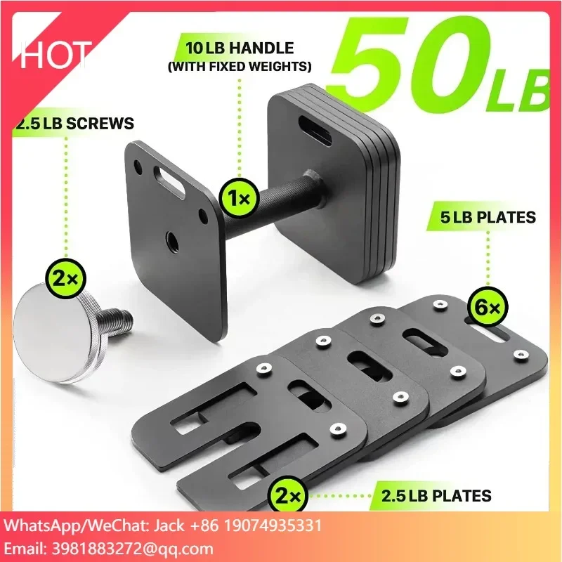 Julyfit 50lb Adjustable Dumbbell Set
Julyfit 50lb Adjustable Dumbbell Set