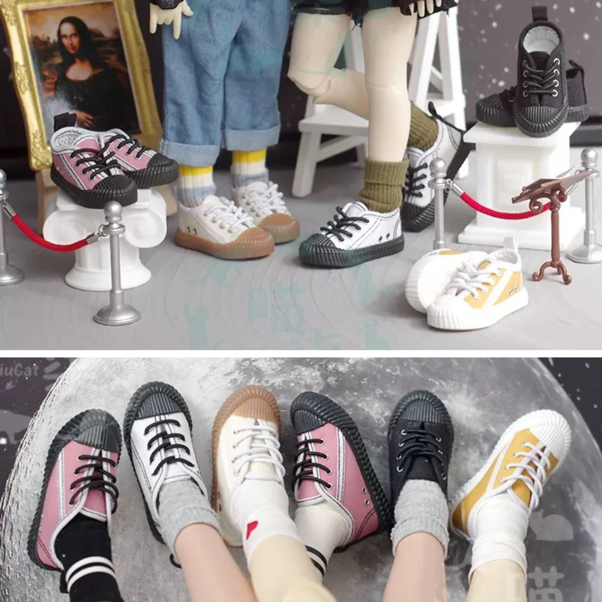BJD Doll shoes fit in 1/4 1/6 size casual rubber soled sneakers Flat shoe doll accessories
BJD Doll shoes fit in 1/4 1/6 size casual rubber soled sneakers Flat shoe doll accessories