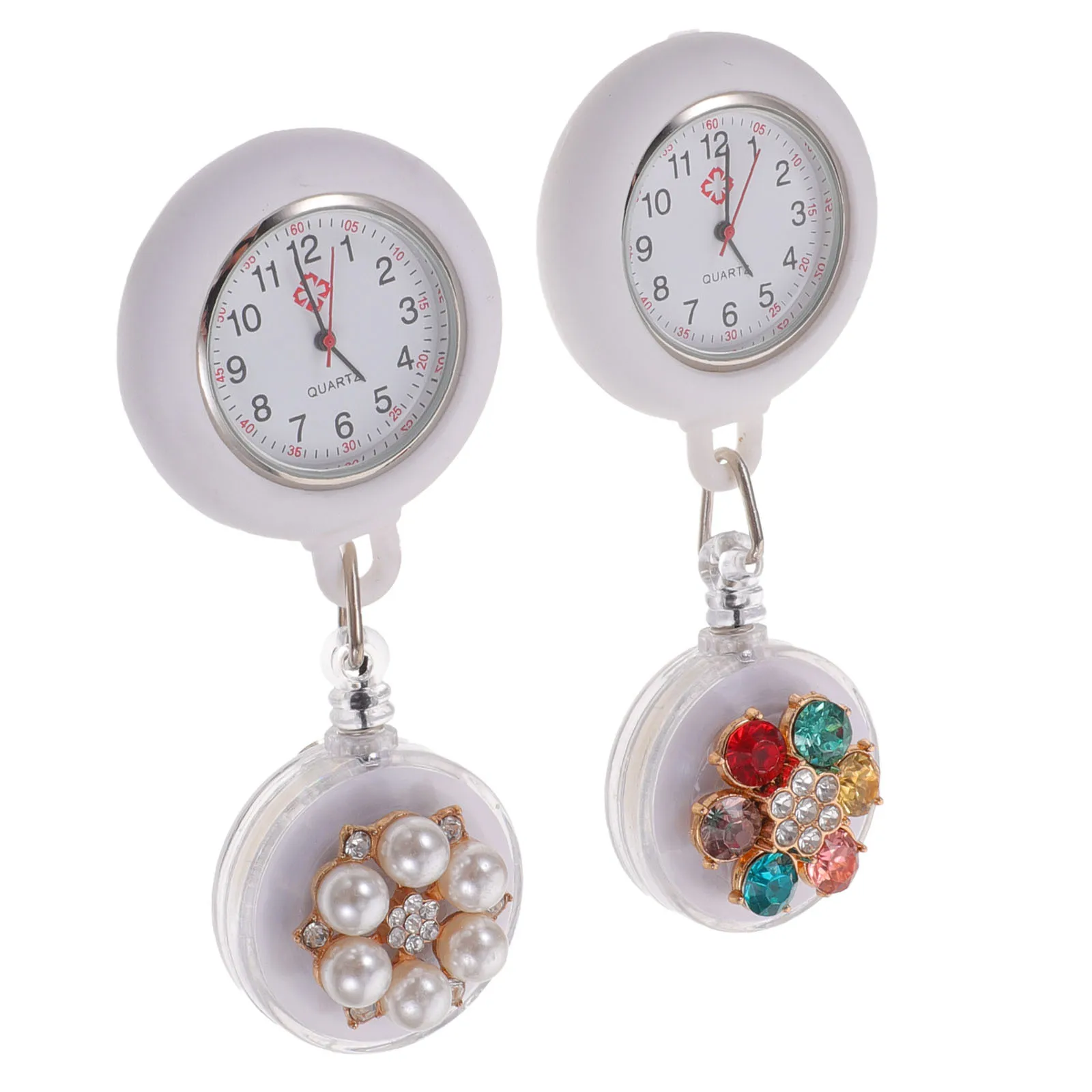 2pcs Silicone Hanging Pocket For Nurse Brooch Design Clip-On Fob Watch Portable Small Medical Timepiece Nurse Gift Elegant
2pcs Silicone Hanging Pocket For Nurse Brooch Design Clip-On Fob Watch Portable Small Medical Timepiece Nurse Gift Elegant