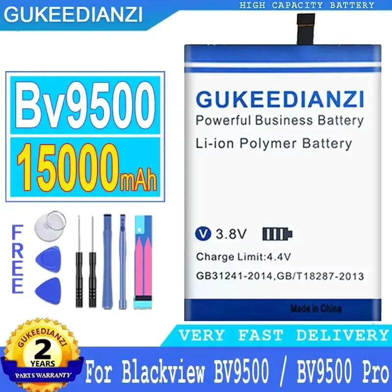 15000mAh Mobile Phone Battery Long Lasting For Blackview BV9500 Pro
15000mAh Mobile Phone Battery Long Lasting For Blackview BV9500 Pro