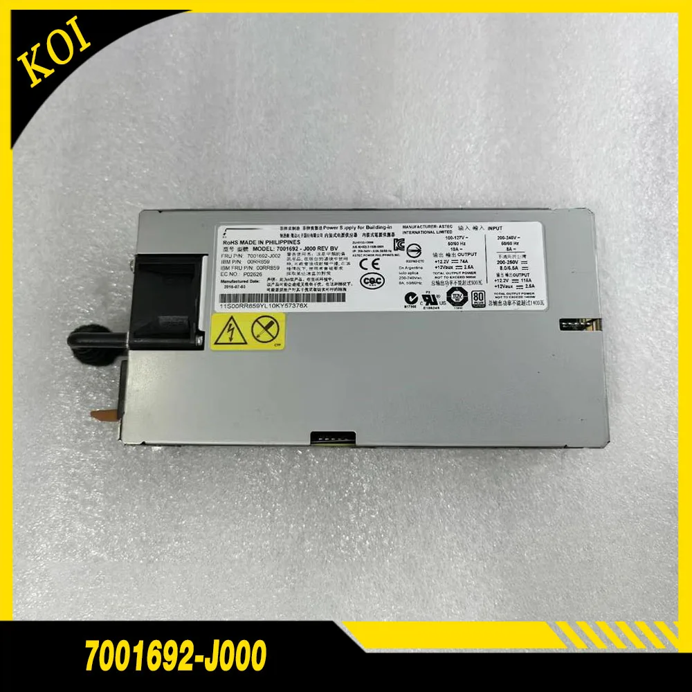 Для блока питания IBM S814 S824 1400 Вт 7001692 -J000 01AF048 01AF591 00RR859 01AF591
Для блока питания IBM S814 S824 1400 Вт 7001692 -J000 01AF048 01AF591 00RR859 01AF591