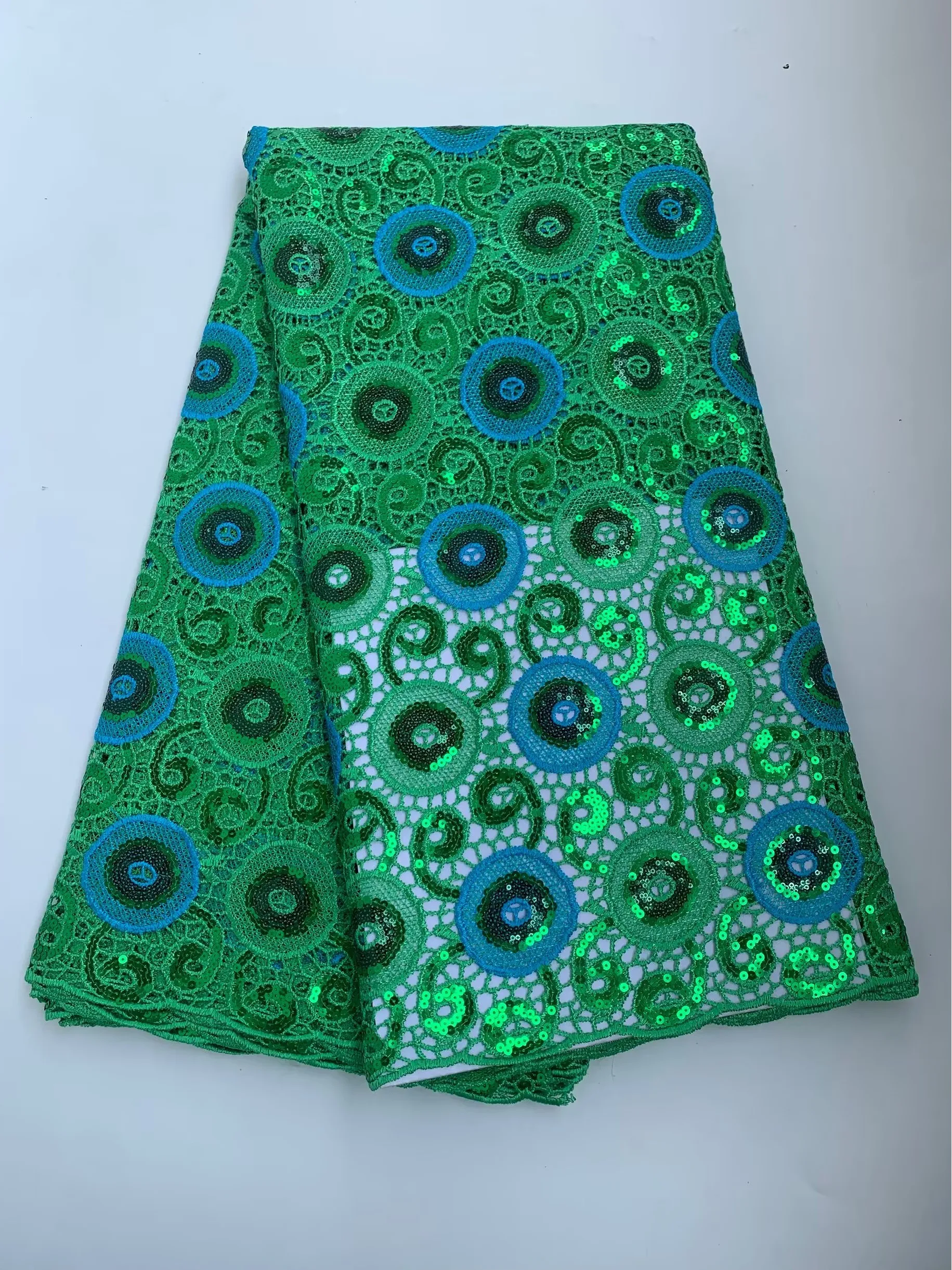 African Cord Lace Fabric With Sequins 2025 High Quality French Lace Fabric Nigerian Guipure Cord Lace Fabric For Party Wedding
African Cord Lace Fabric With Sequins 2025 High Quality French Lace Fabric Nigerian Guipure Cord Lace Fabric For Party Wedding