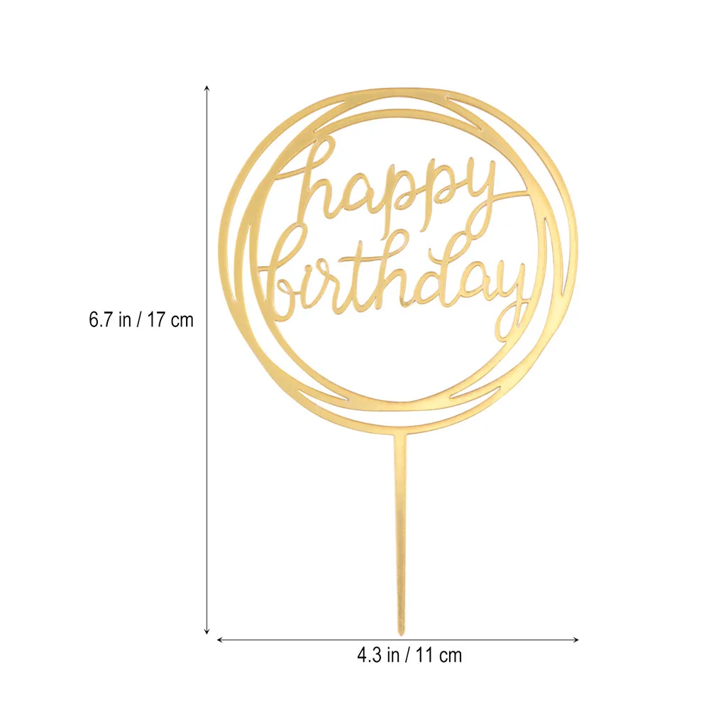 12 Pcs Cake Decorating Accessories Happy Birthday Topper Inserts Double Layer Decorations
12 Pcs Cake Decorating Accessories Happy Birthday Topper Inserts Double Layer Decorations