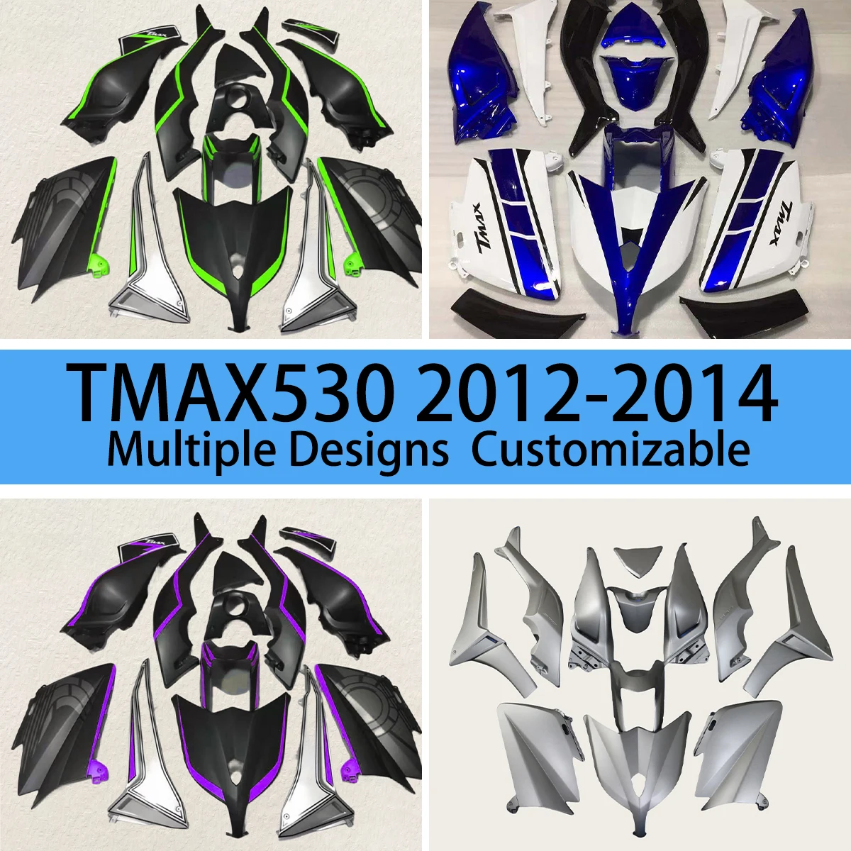 Полный комплект обтекателей для YAMAHA TMAX530 2012-2014: Детали для тюнинга и гоночного кастомизации мотоцикла, комплект обтекателей TMAX 530
Полный комплект обтекателей для YAMAHA TMAX530 2012-2014: Детали для тюнинга и гоночного кастомизации мотоцикла, комплект обтекателей TMAX 530