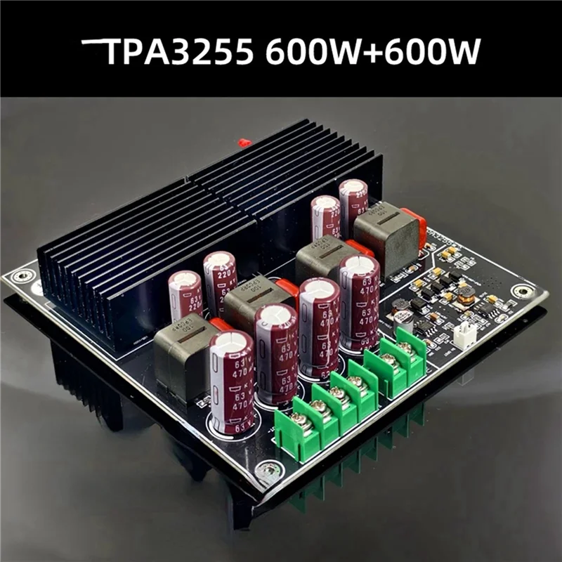 A37T-3X SAMP-200 HIFI Dual Core TPA3255 Stereo Amplifier Board 2 Channel 600W+600W Class D Digital Power Amplifier TL072 
A37T-3X SAMP-200 HIFI Dual Core TPA3255 Stereo Amplifier Board 2 Channel 600W+600W Class D Digital Power Amplifier TL072