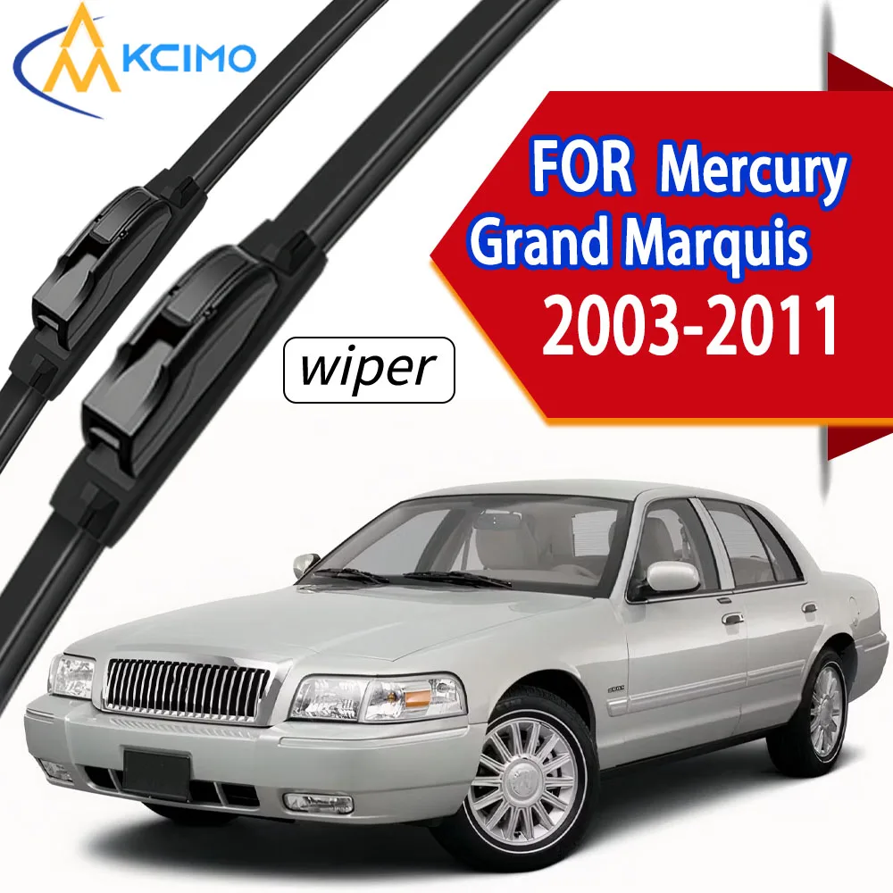 Premium OEM Fit Front Windscreen Wiper Blades, Durable Rubber Wipers for Mercury Grand Marquis 2003-2011.
Premium OEM Fit Front Windscreen Wiper Blades, Durable Rubber Wipers for Mercury Grand Marquis 2003-2011.