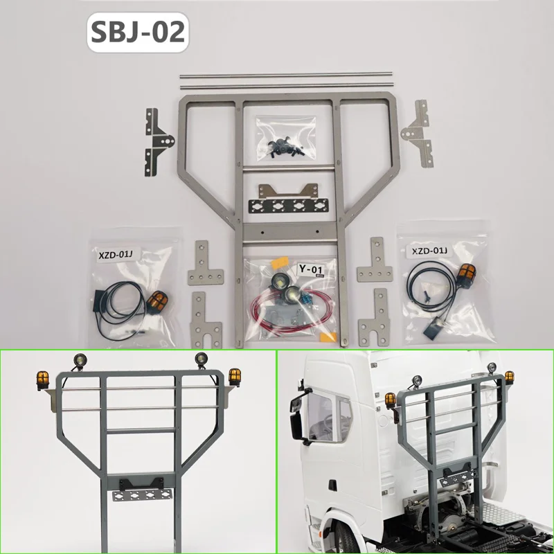 Metal Equipment Rack for 1/14 Tamiya RC Truck SCANIA 770S 6x4 56368 56371 56379
Metal Equipment Rack for 1/14 Tamiya RC Truck SCANIA 770S 6x4 56368 56371 56379