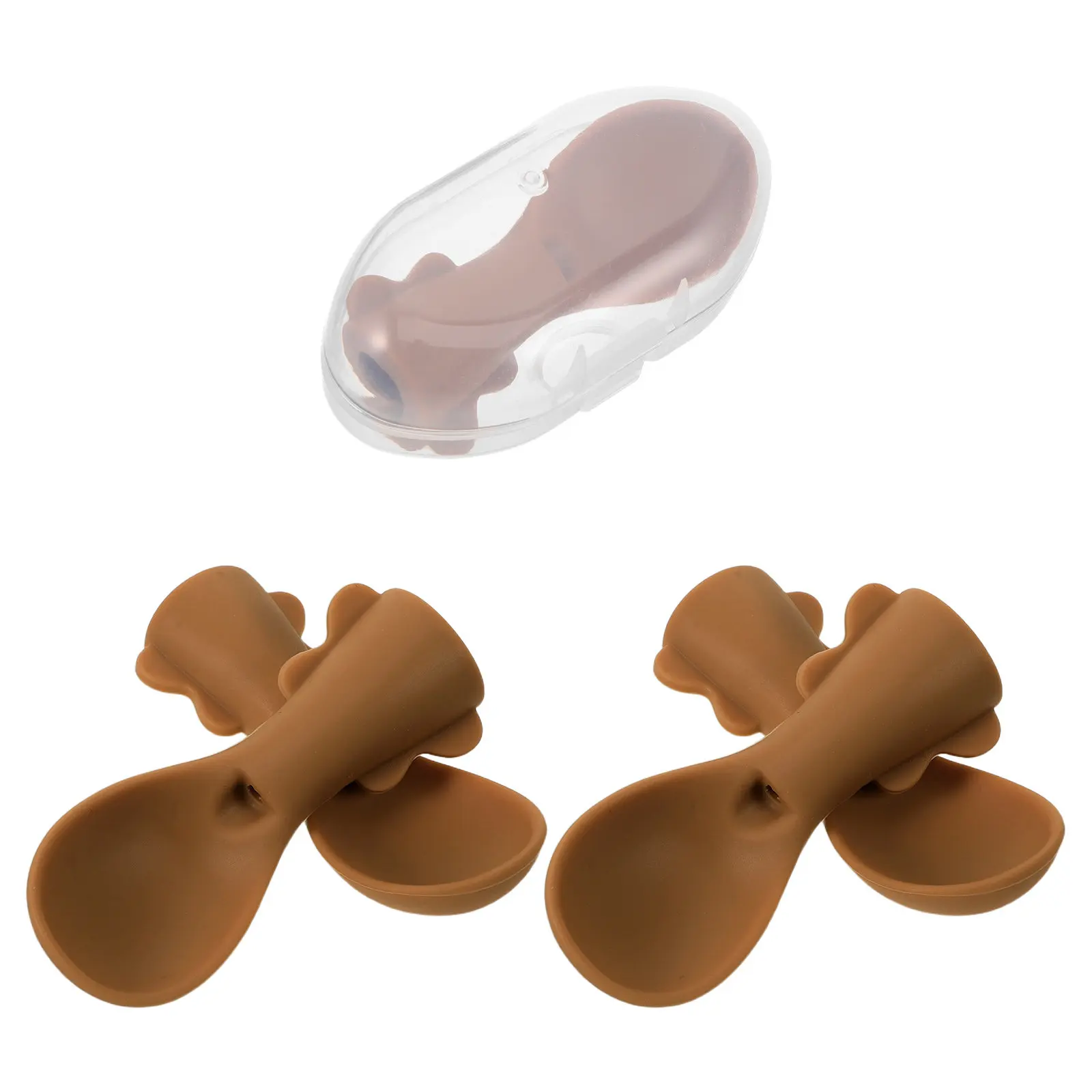 4Pcs Silicone Weaning Spoons Baby Food Pouch Spoon Attachment for Mess-Free Squeeze Feeding Soft Infant Feeding Spoons Portable
4Pcs Silicone Weaning Spoons Baby Food Pouch Spoon Attachment for Mess-Free Squeeze Feeding Soft Infant Feeding Spoons Portable