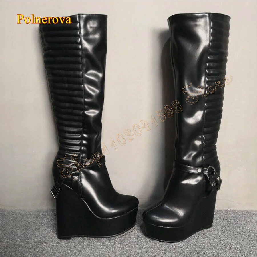 Platform Pointed Toe Wedge Boots for Women,Winter Cotton Mid Calf Boots Camping Boots Plus Size 2023 New Zapatos Para Mujere
Platform Pointed Toe Wedge Boots for Women,Winter Cotton Mid Calf Boots Camping Boots Plus Size 2023 New Zapatos Para Mujere