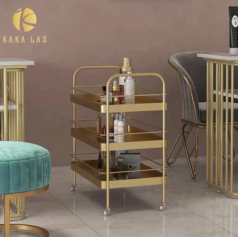 Modern High Luxury Metal Trolley Car for Tools for Beauty Salon Salon
Modern High Luxury Metal Trolley Car for Tools for Beauty Salon Salon