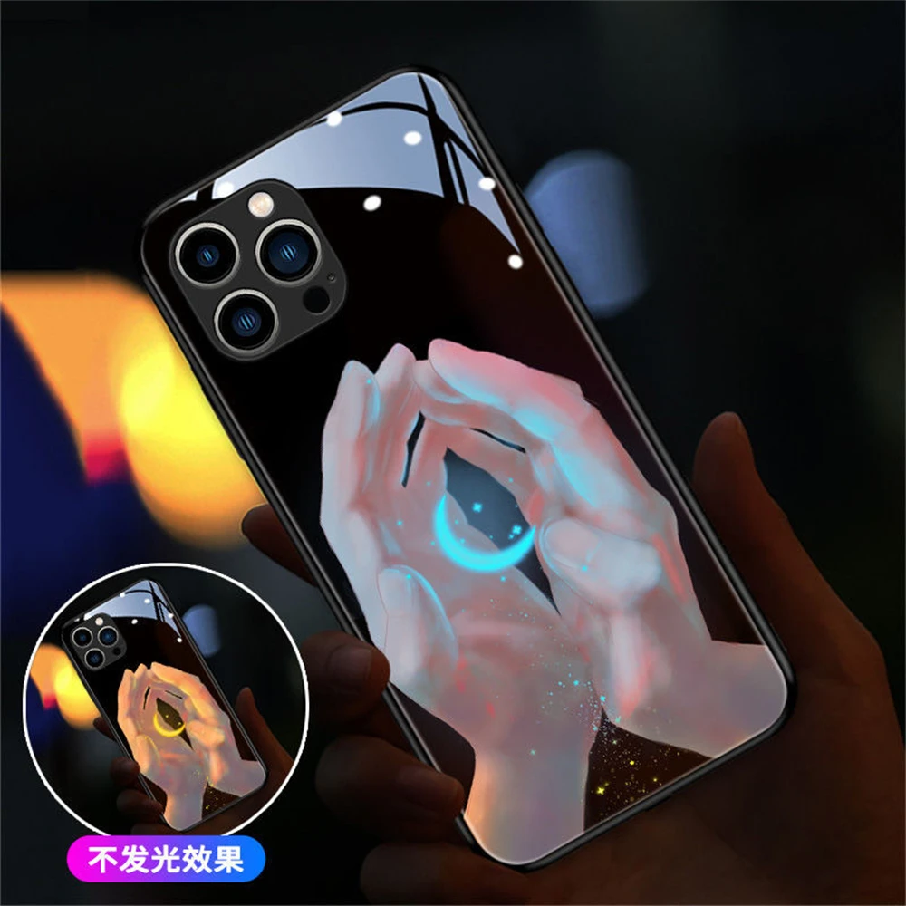 Moon-in-Hands Pattern Sound Music Control Led Light Phone Case Glowing Cover For iPhone Air 17 16 E 15 14 13 12 11 Pro Max
Moon-in-Hands Pattern Sound Music Control Led Light Phone Case Glowing Cover For iPhone Air 17 16 E 15 14 13 12 11 Pro Max