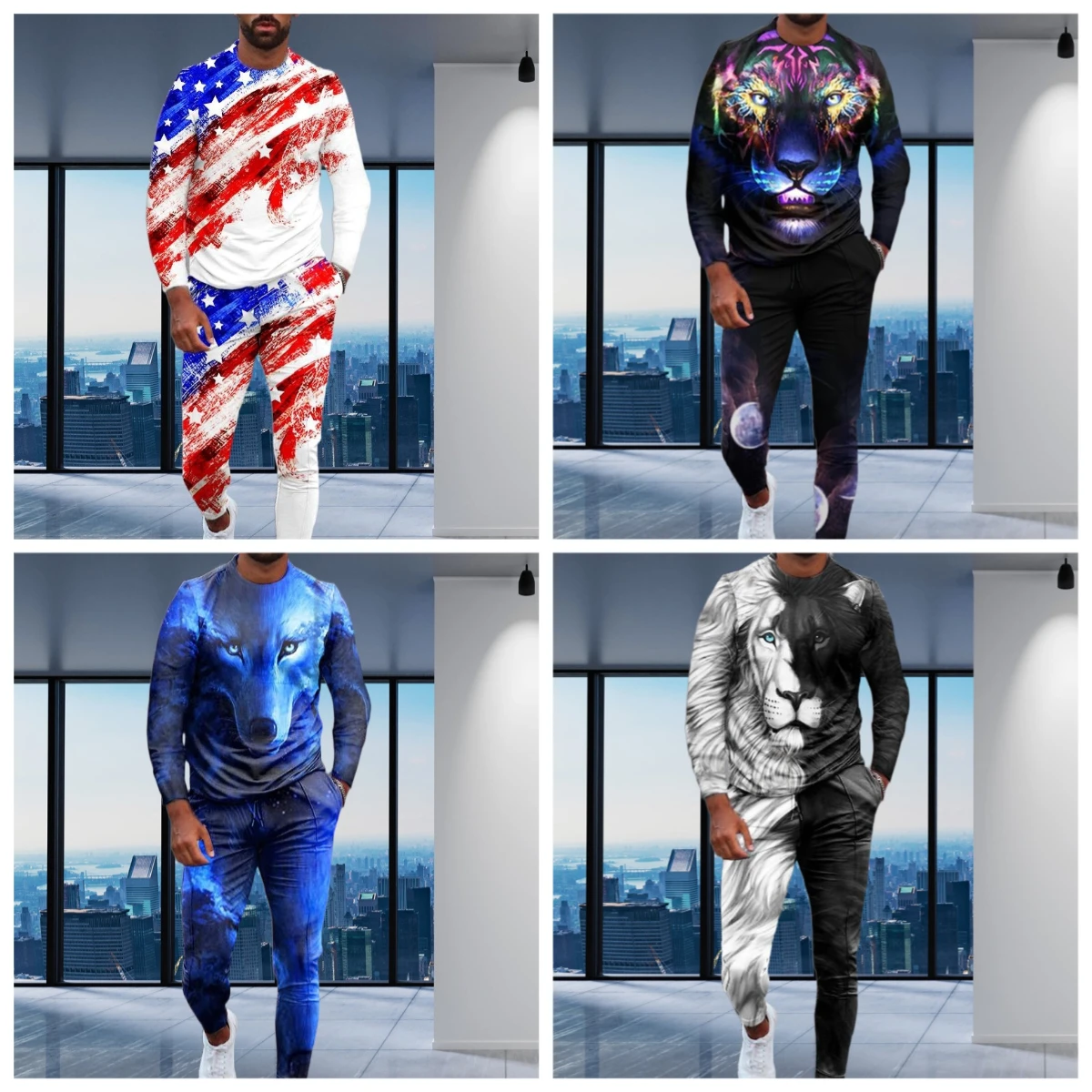 25 Latest Explosive Suits 3D Printed Ethnic Style Hunting Graffiti Men's Fashion Trend Long Sleeve T-Shirt Pants Set for Adults
25 Latest Explosive Suits 3D Printed Ethnic Style Hunting Graffiti Men's Fashion Trend Long Sleeve T-Shirt Pants Set for Adults
