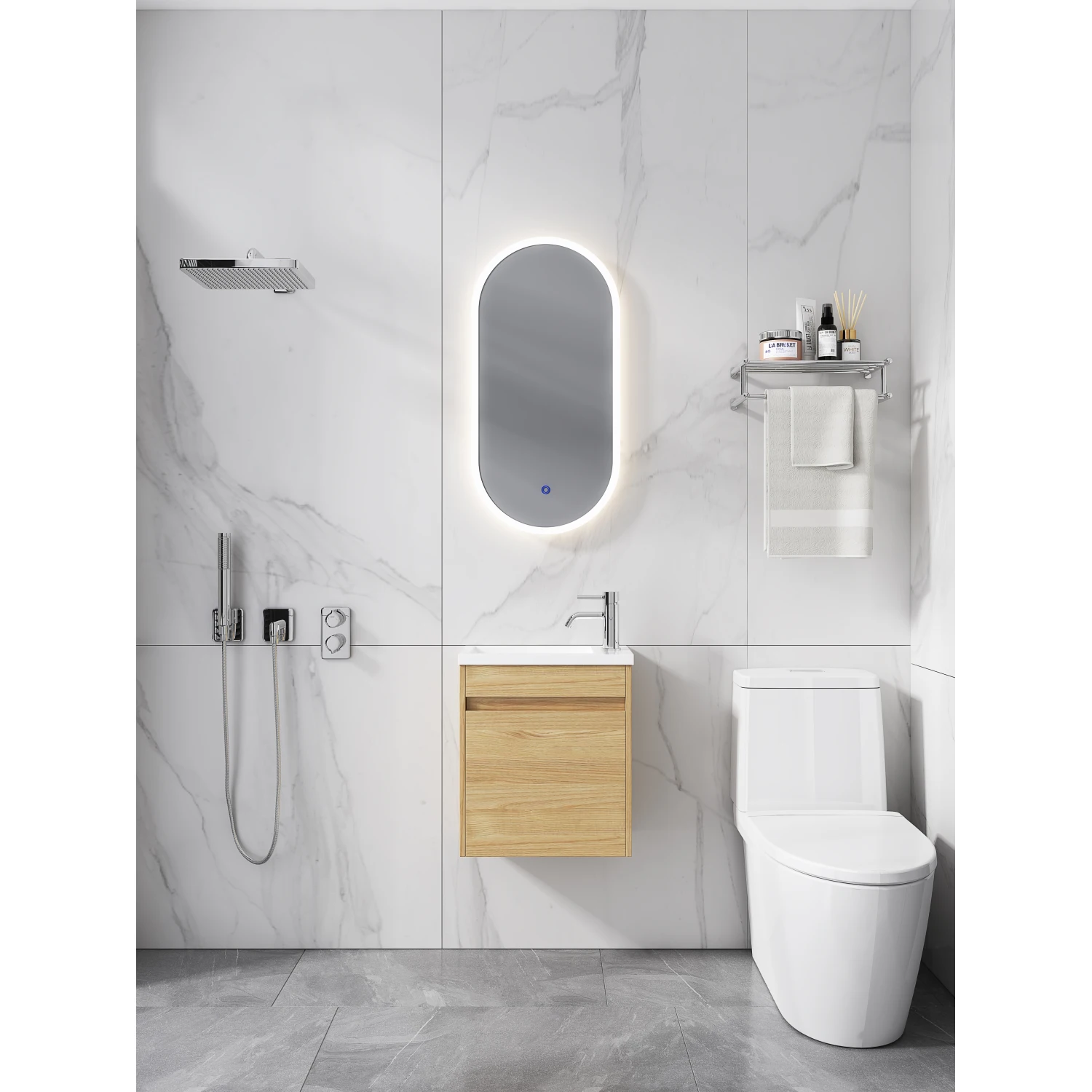 Bathroom Vanity With Single Sink,18 Inch For Small Bathroom (Excluding Faucets)
Bathroom Vanity With Single Sink,18 Inch For Small Bathroom (Excluding Faucets)