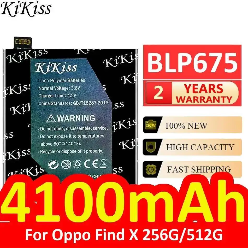 Mobile Phone Battery For Oppo Find X 256G 512G Not 128G BLP675 4100mAh Durable
Mobile Phone Battery For Oppo Find X 256G 512G Not 128G BLP675 4100mAh Durable
