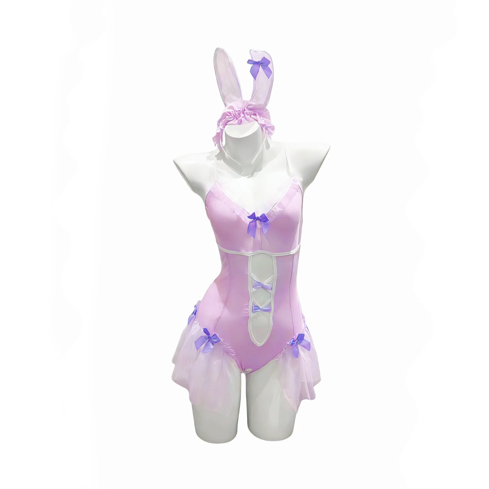 Sexy Lingerie Cute And Alluring Hot Bunny Girl Maid Uniform With Open Crotch Design Bodysuits Bowknot Backless Sleeveless KTK3
Sexy Lingerie Cute And Alluring Hot Bunny Girl Maid Uniform With Open Crotch Design Bodysuits Bowknot Backless Sleeveless KTK3