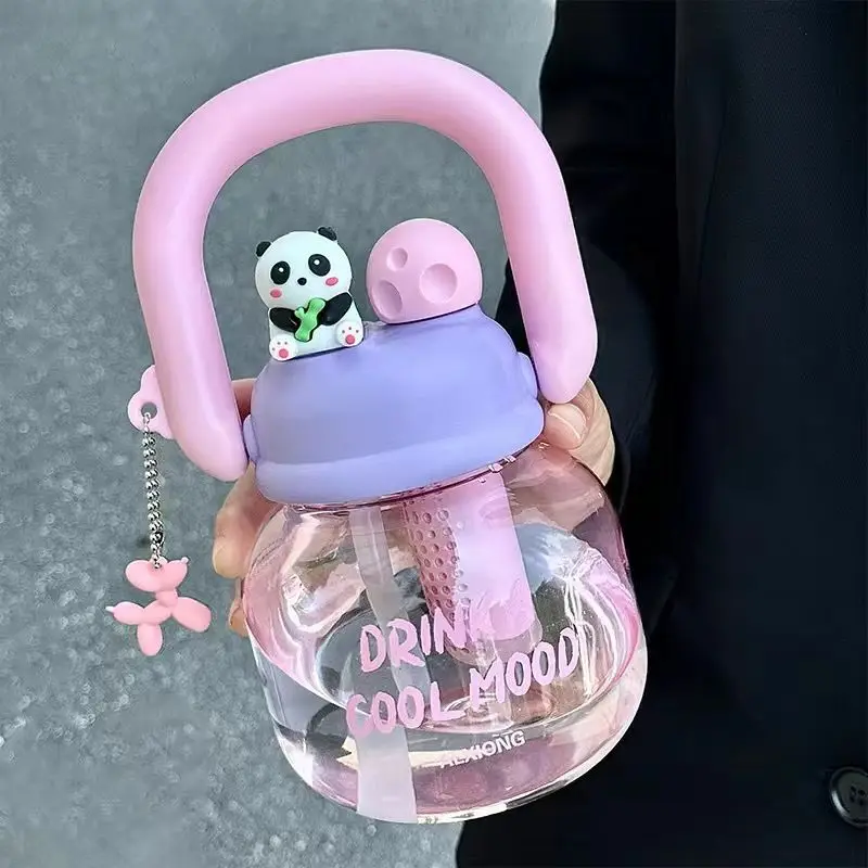 Large Capacity Straw Double Drinking Cup Cute Carrying Plastic Sport Travel Kids Fashionable Tea Separation Big Belly Water Cup
Large Capacity Straw Double Drinking Cup Cute Carrying Plastic Sport Travel Kids Fashionable Tea Separation Big Belly Water Cup