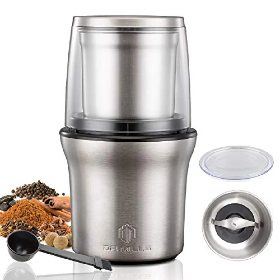 Coffee Grinder Electric and Spice Coffee Grinder with Removable SUS304 Stainless Steel Washable Cup
Coffee Grinder Electric and Spice Coffee Grinder with Removable SUS304 Stainless Steel Washable Cup