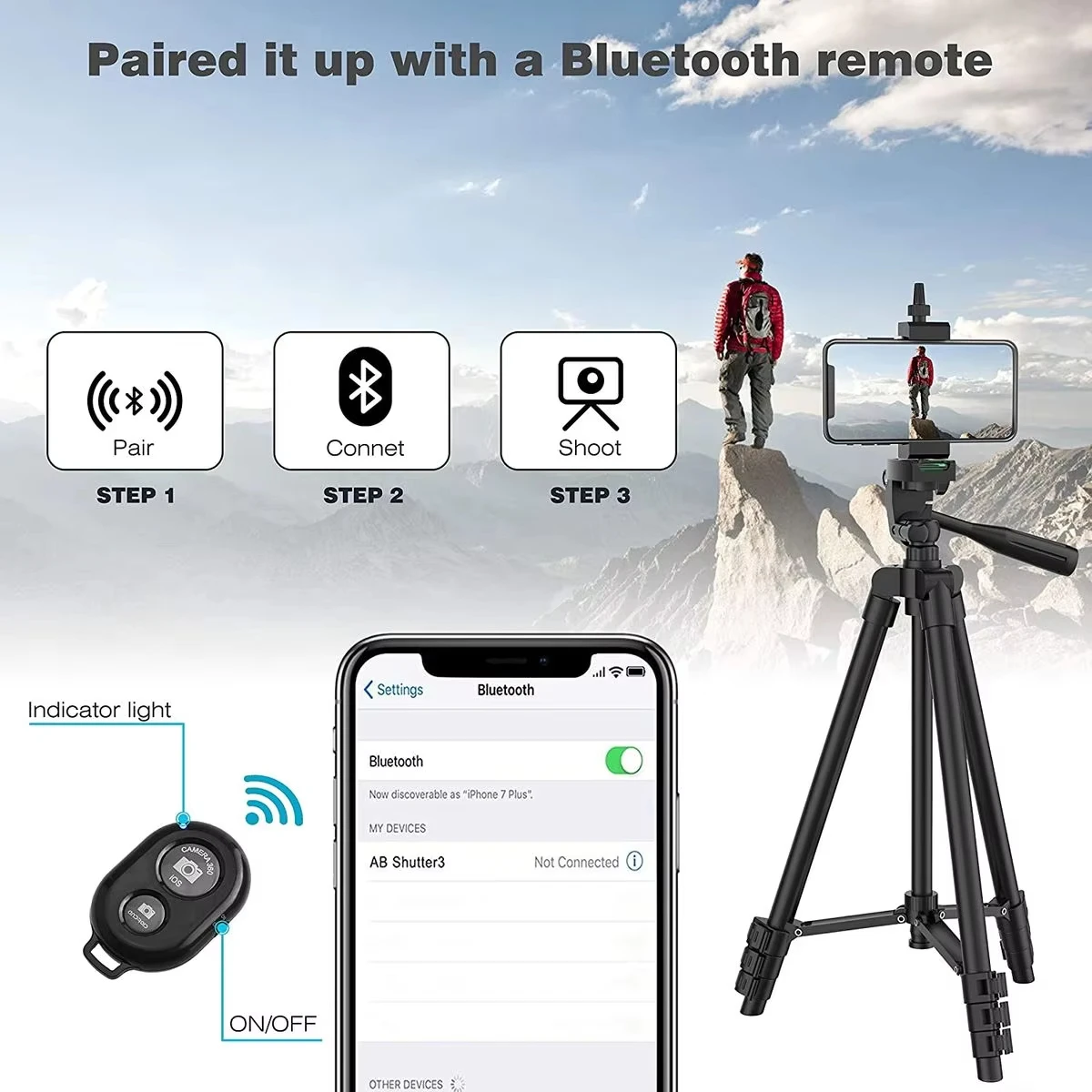 102cm Lightweight Camera Tripod For Mobile Tripod Camera Portable SLR Bluetooth-compatible Desktop Cam Stand Monopod Smartphone 102cm Lightweight Camera Tripod For Mobile Tripod Camera Portable SLR Bluetooth-compatible Desktop Cam Stand Monopod Smartphone