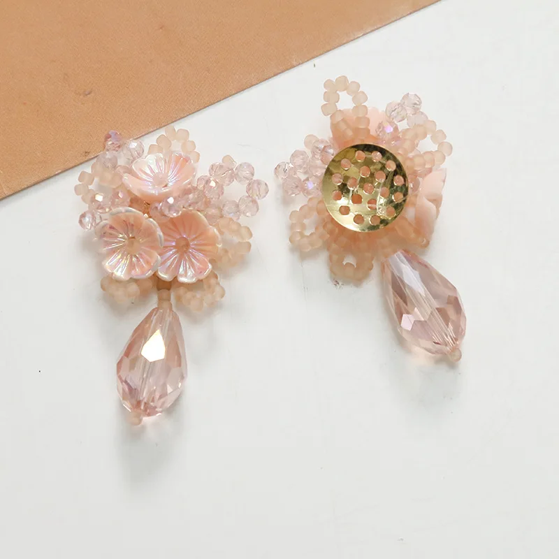 Flower Clog Charms 1 Pc Handwoven Luxurious Iridescent Crystal Water Drop Beaded Clear Jelly Resin Korean Princess Shoe Decor
Flower Clog Charms 1 Pc Handwoven Luxurious Iridescent Crystal Water Drop Beaded Clear Jelly Resin Korean Princess Shoe Decor