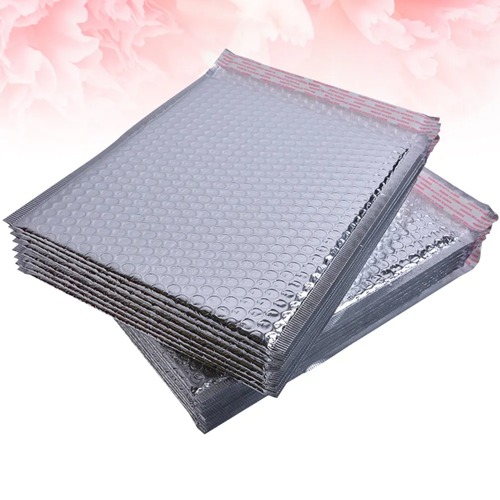 50Pcs Aluminum Bubble Mailer Bags Waterproof Shockproof Self-Sealing Lightweight Shipping Envelopes Protective Packaging Pouches
50Pcs Aluminum Bubble Mailer Bags Waterproof Shockproof Self-Sealing Lightweight Shipping Envelopes Protective Packaging Pouches
