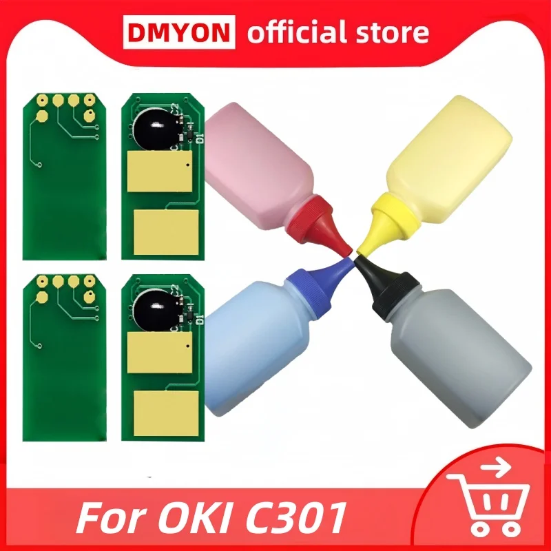 DMYON Toner Powder and Rest Chip Compatible for OKI C301 C301dn C321 C321dn MC332dn MC332 MC342 MC342dn MC342dnw MC342w MC342dw
DMYON Toner Powder and Rest Chip Compatible for OKI C301 C301dn C321 C321dn MC332dn MC332 MC342 MC342dn MC342dnw MC342w MC342dw