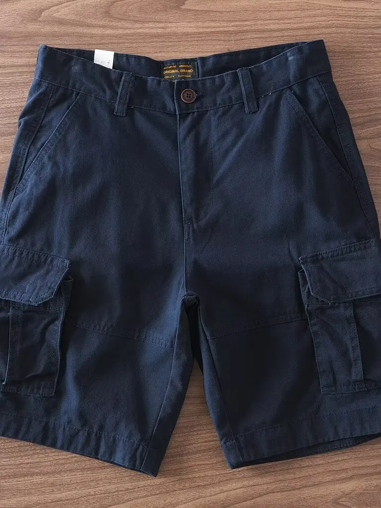 Summer Casual Loose Fit Pure Cotton Shorts Men's Lightweight Wearable Straight Leg Workwear Trousers for Outdoor Activities
Summer Casual Loose Fit Pure Cotton Shorts Men's Lightweight Wearable Straight Leg Workwear Trousers for Outdoor Activities