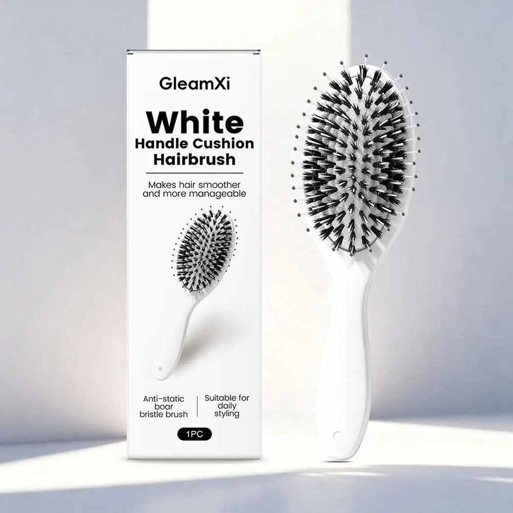 Расческа для волос из натуральной щетины кабана, массажер для кожи головы, антистатическая, для парикмахерских и салонов, инструмент для укладки
Расческа для волос из натуральной щетины кабана, массажер для кожи головы, антистатическая, для парикмахерских и салонов, инструмент для укладки