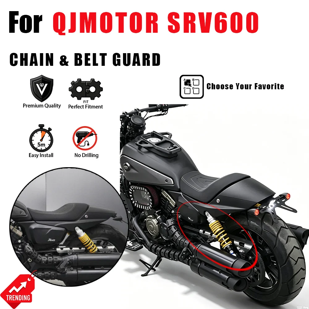For QJMOTOR SRV600 SRV 600 Flash 600 Motorcycle Stainless Steel Chain Guard Belt Cover Sprocket Case Protector Accessories
For QJMOTOR SRV600 SRV 600 Flash 600 Motorcycle Stainless Steel Chain Guard Belt Cover Sprocket Case Protector Accessories