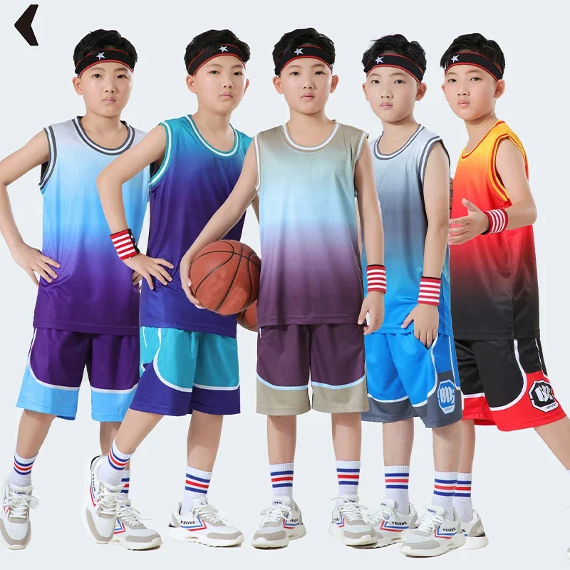 Children Summer Sleeveless Basketball T-shirts Shorts for Boy Clothing Quick dry Sport Tank Tops Kids Basketball Jersey JLS-210
Children Summer Sleeveless Basketball T-shirts Shorts for Boy Clothing Quick dry Sport Tank Tops Kids Basketball Jersey JLS-210