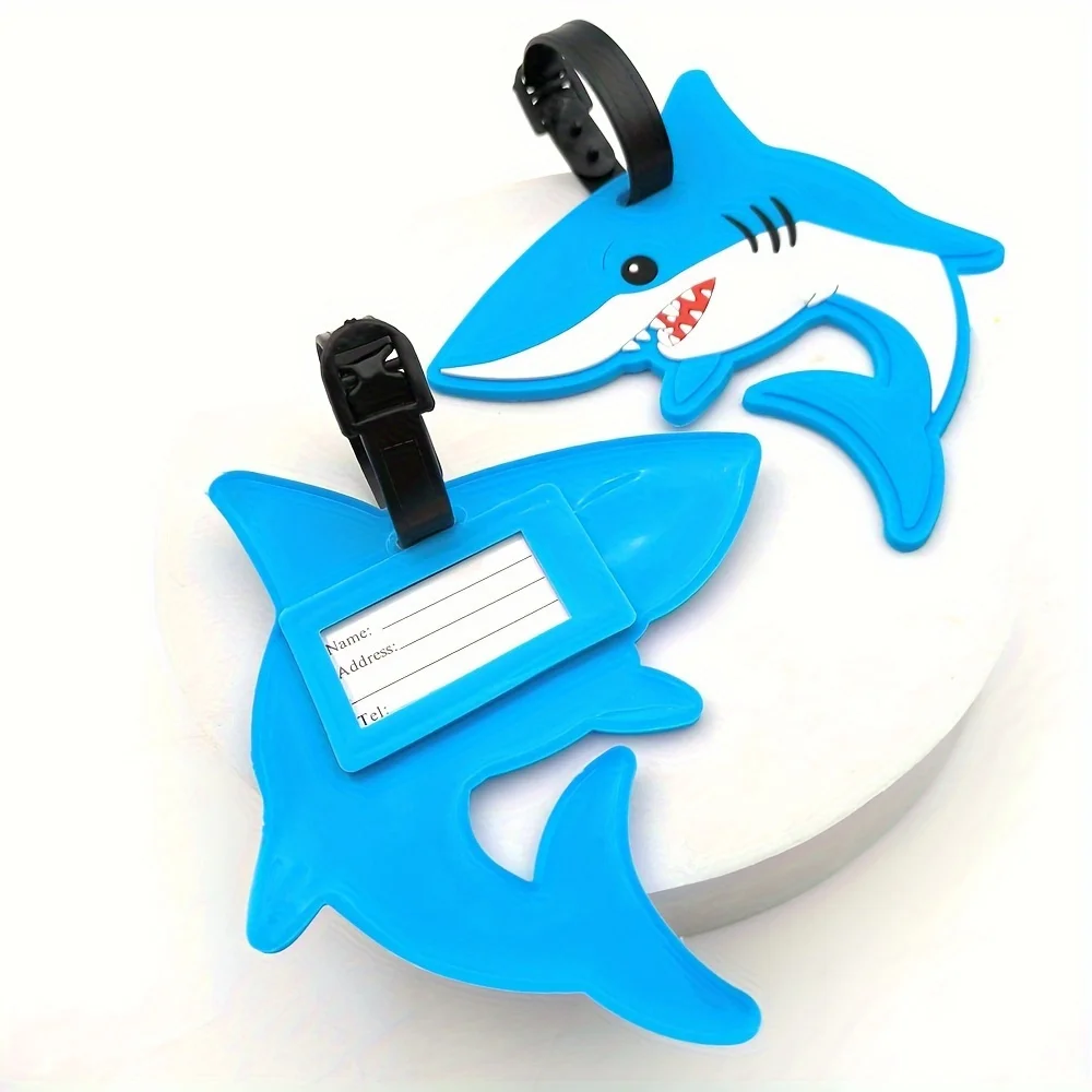 1pc Shark Luggage Tag Pendant Accessories, Travel Necessities, Airport Checked Luggage Items Anti-Lost Tag Boarding Pass
1pc Shark Luggage Tag Pendant Accessories, Travel Necessities, Airport Checked Luggage Items Anti-Lost Tag Boarding Pass