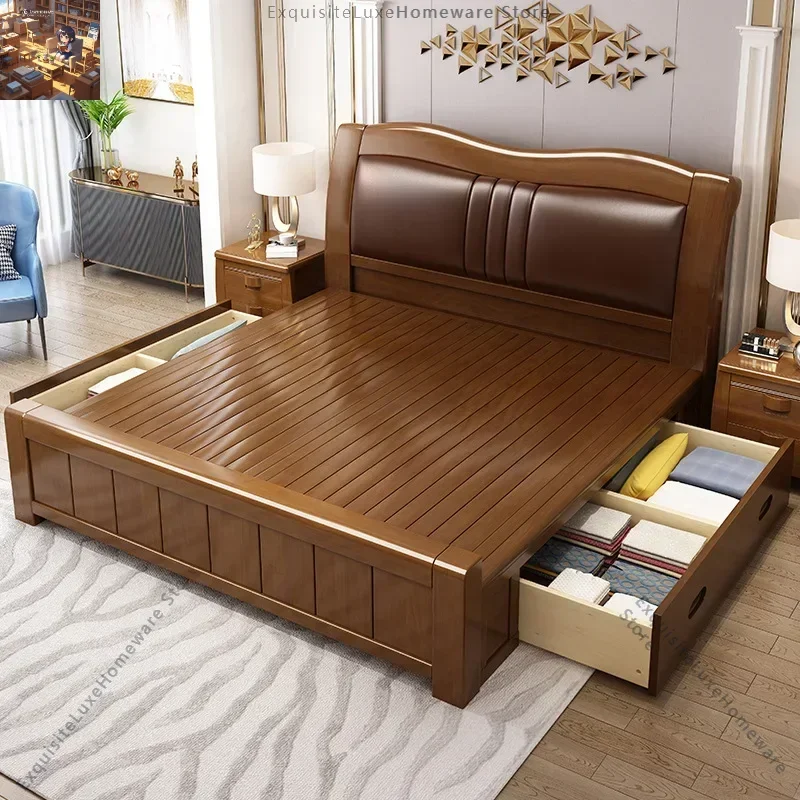 Schlaf zimmer bett traditional classic solid wood storage bed queen size 1.5m bedroom furniture wooden box storage bed
Schlaf zimmer bett traditional classic solid wood storage bed queen size 1.5m bedroom furniture wooden box storage bed