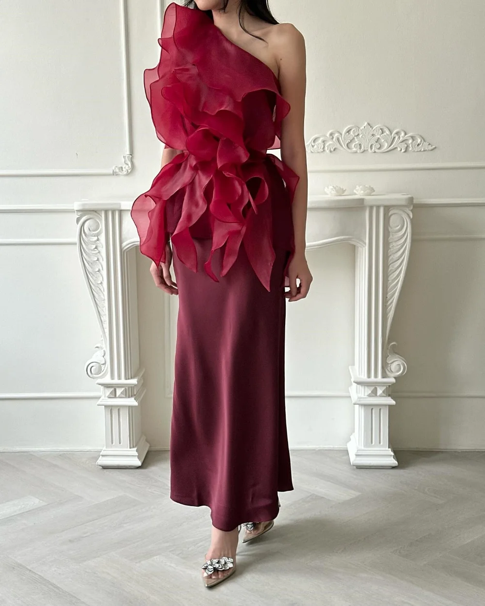 Customized Formal Organza Pleat Straight One-shoulder Midi Dresses Bespoke Occasion Homecoming Sparkle Modern Style
Customized Formal Organza Pleat Straight One-shoulder Midi Dresses Bespoke Occasion Homecoming Sparkle Modern Style