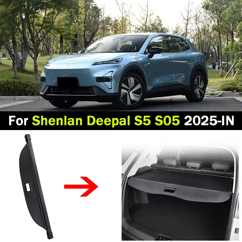 Задняя крышка багажника автомобиля для Shenlan Deepal S05 S5 2025-IN, багажный лоток для хранения, защитный щиток, занавеска, перегородка, коврик Accesso
Задняя крышка багажника автомобиля для Shenlan Deepal S05 S5 2025-IN, багажный лоток для хранения, защитный щиток, занавеска, перегородка, коврик Accesso