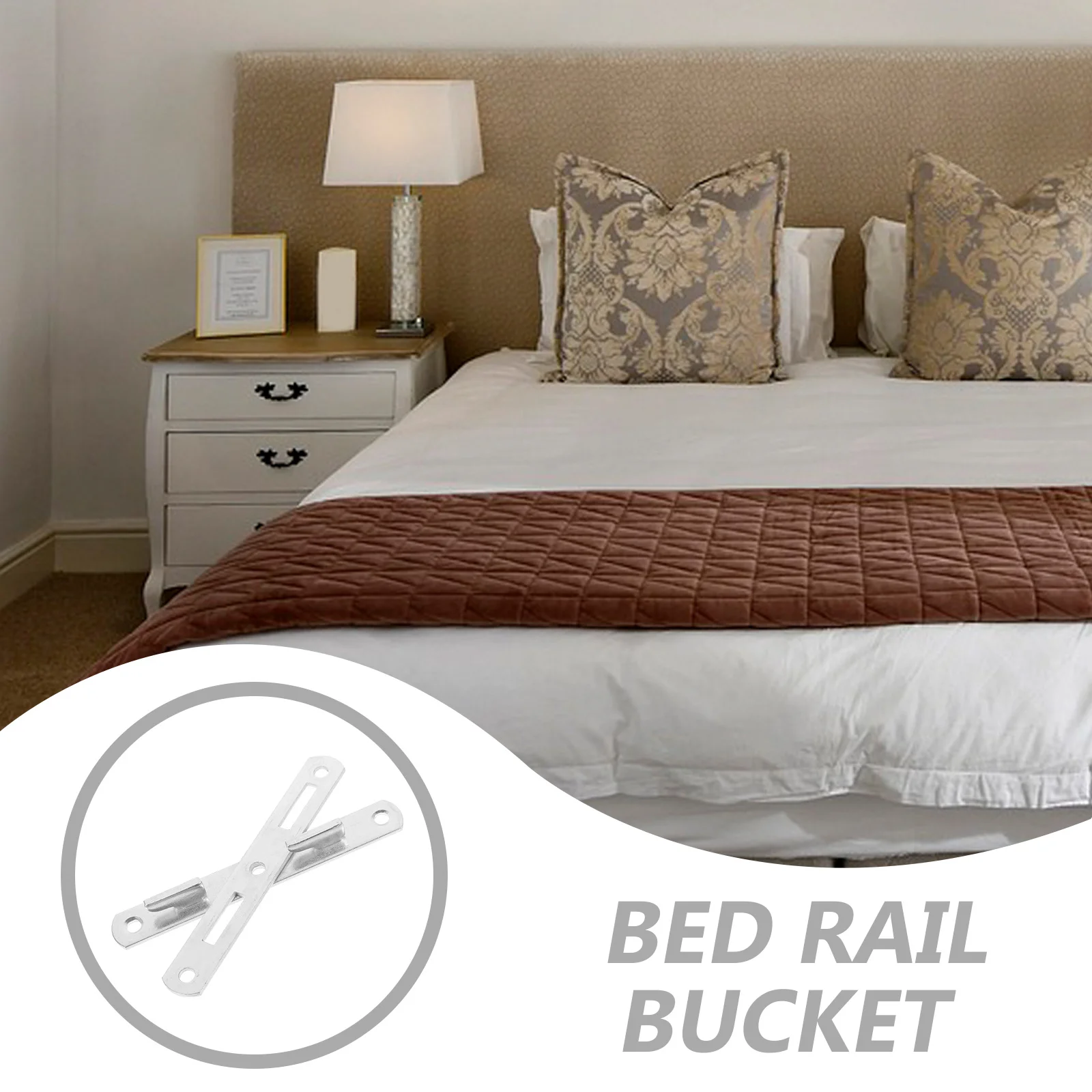 4Pairs Bed Rail Bucket Heavy Duty Thickened Bed Frame Hardware Brackets Iron Furniture Accessories Headboard Brackets
4Pairs Bed Rail Bucket Heavy Duty Thickened Bed Frame Hardware Brackets Iron Furniture Accessories Headboard Brackets
