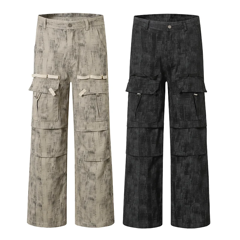 High Street Jeans Men's & Women's American Vintage Tie-Dye Cargo Pants Casual Straight Multi Pocket Wide Leg Pants Hip Hop
High Street Jeans Men's & Women's American Vintage Tie-Dye Cargo Pants Casual Straight Multi Pocket Wide Leg Pants Hip Hop