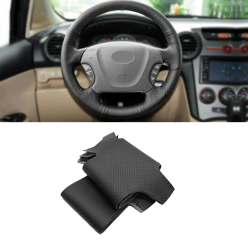 For Kia Carnival II Grand Carnival 2006 - 2014 Car Steering Wheel Braid Hand Stitched Black Perforated Microfiber Leather Cover
For Kia Carnival II Grand Carnival 2006 - 2014 Car Steering Wheel Braid Hand Stitched Black Perforated Microfiber Leather Cover