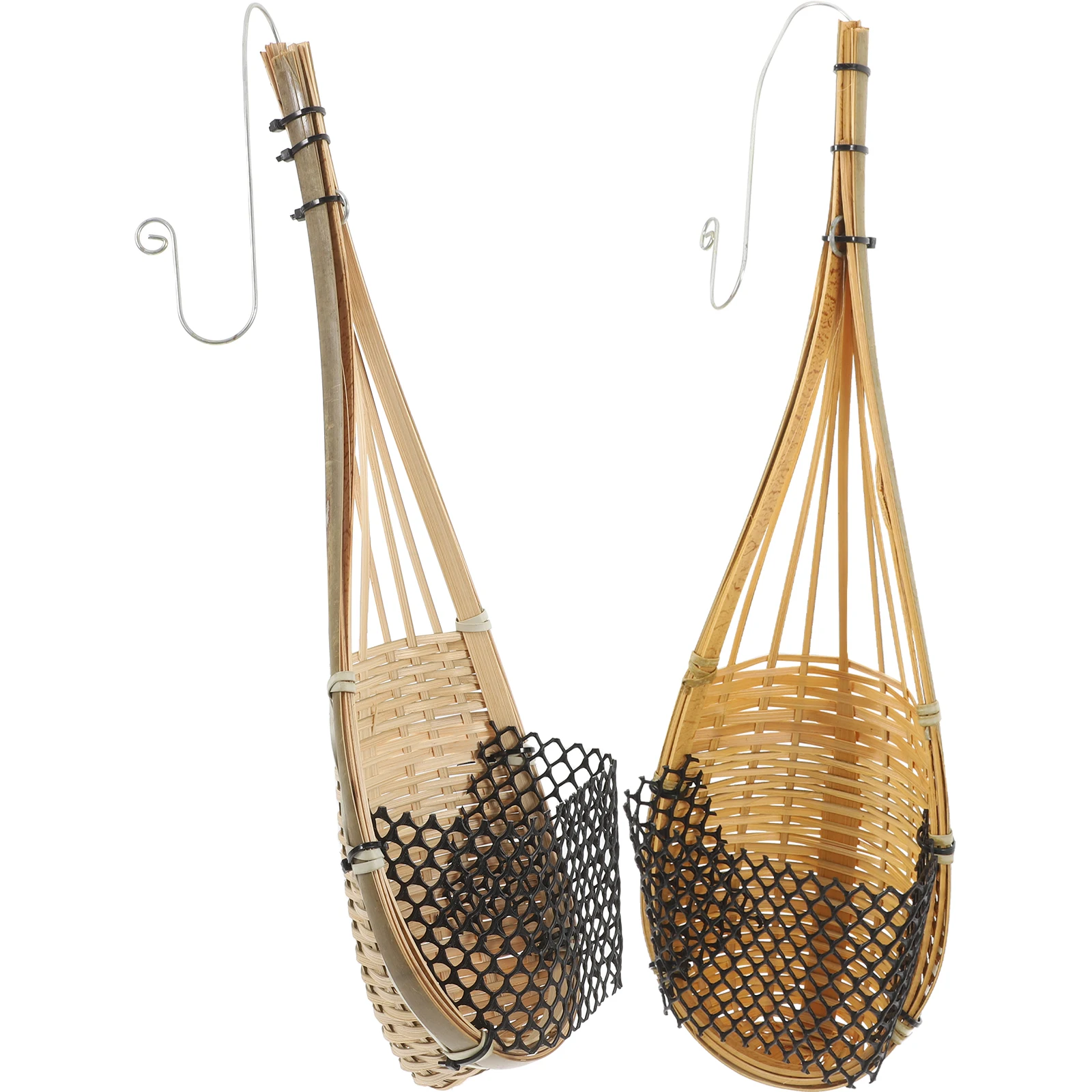 2 pcs Bamboo Hanging Basket Outdoor Weave Wall Orchid Pot Planter Flower Pots Handmade Storage Home Decor
2 pcs Bamboo Hanging Basket Outdoor Weave Wall Orchid Pot Planter Flower Pots Handmade Storage Home Decor