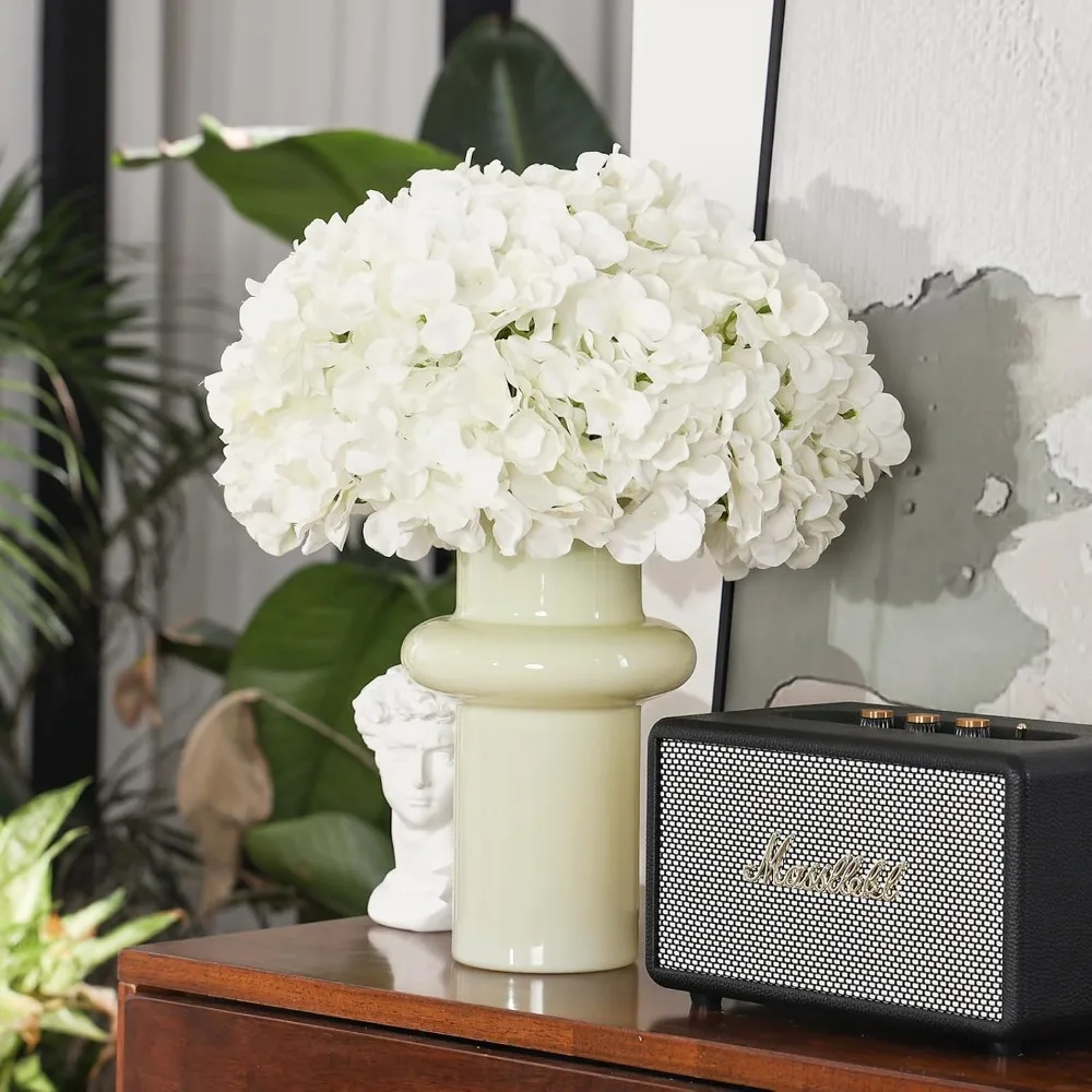 204PCS Hydrangea Artificial Flowers, Silk Artificial Hydrangea Flowers Heads with Stems, Faux White Flowers
204PCS Hydrangea Artificial Flowers, Silk Artificial Hydrangea Flowers Heads with Stems, Faux White Flowers