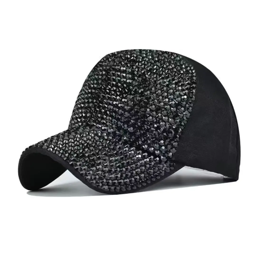 Cheap for factory stock Bling Bling Sparking Luxury rhinestone made black baseball cap
Cheap for factory stock Bling Bling Sparking Luxury rhinestone made black baseball cap