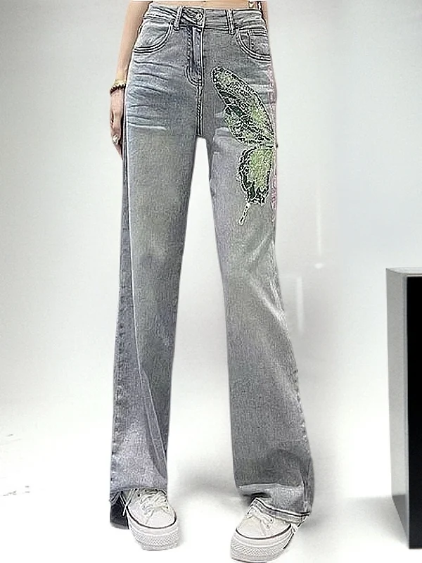 Spring 2026 Heavy Du Glitter Slimming Floor Length Wide Leg Jeans Women's Casual High Waist ket Multi Water Wa
Spring 2026 Heavy Du Glitter Slimming Floor Length Wide Leg Jeans Women's Casual High Waist ket Multi Water Wa