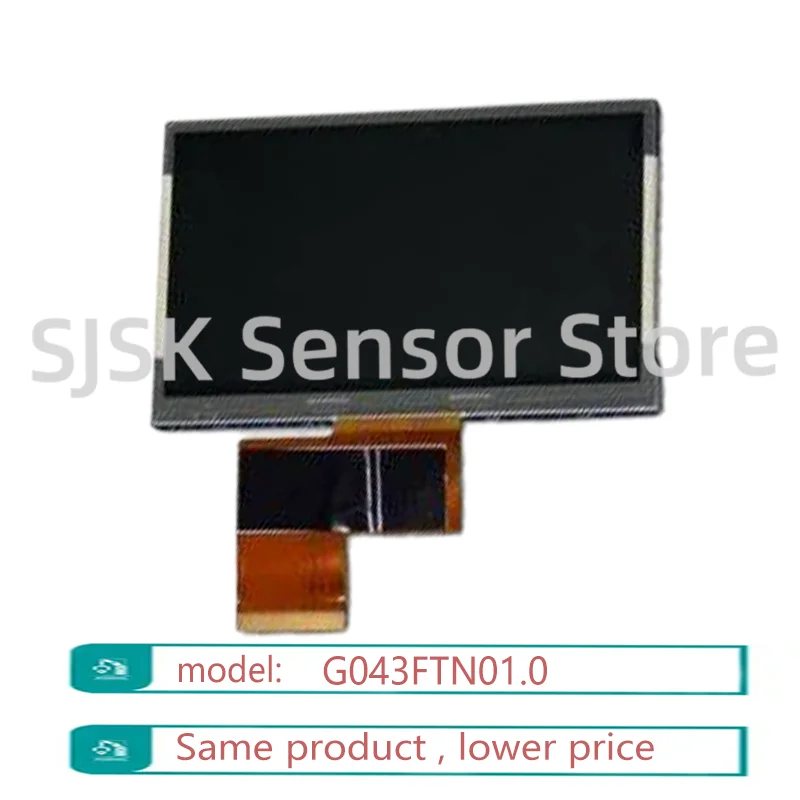 G043FTN01.0 4.3 Inch WQVGA 480×272 TN TFT LCD Screen 550cd/m² Matte Parallel RGB Industrial Display Replacement
G043FTN01.0 4.3 Inch WQVGA 480×272 TN TFT LCD Screen 550cd/m² Matte Parallel RGB Industrial Display Replacement