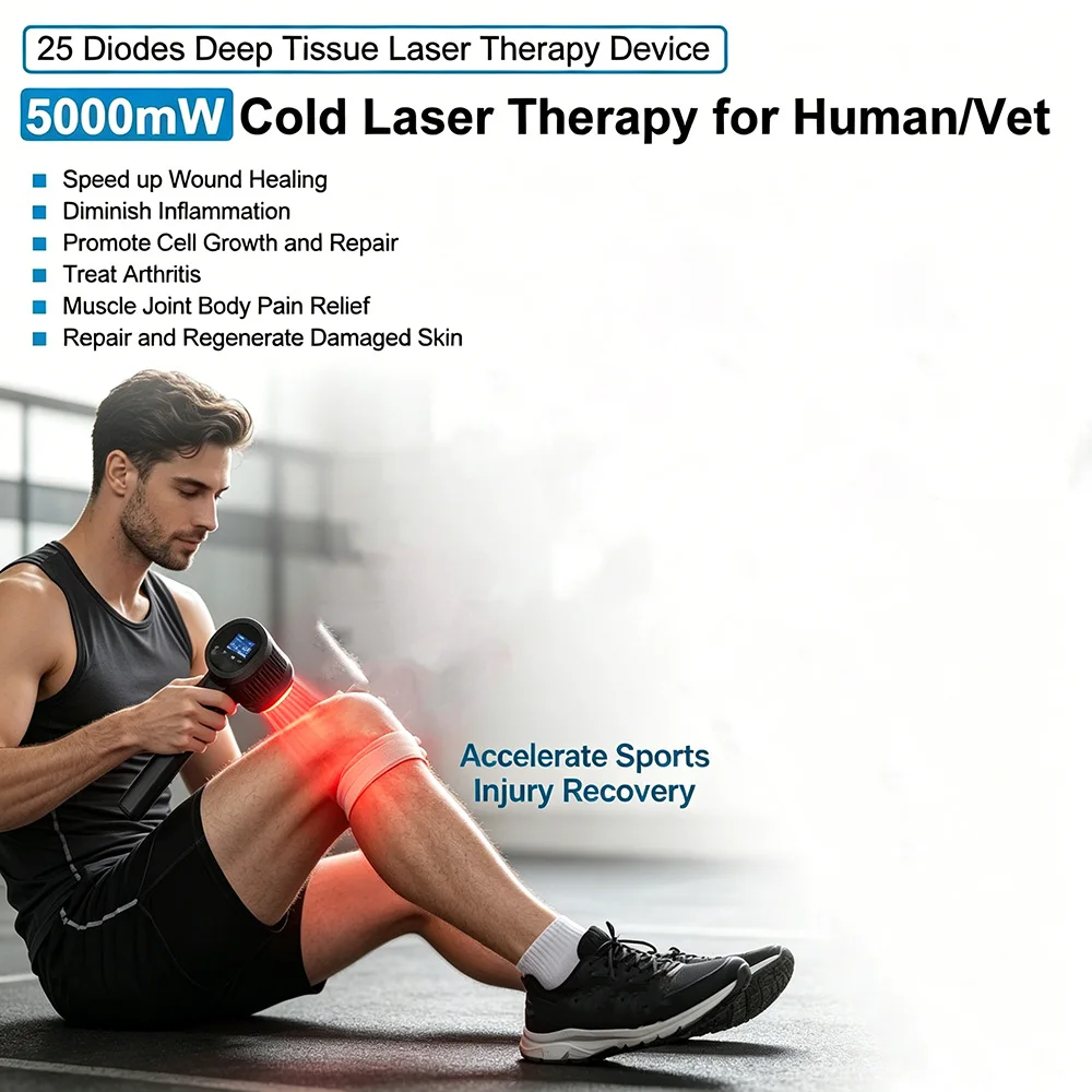 High Power 8000mW Laser Therapy Device Professional Cold Laser for Pain Relief Inflammation Swelling Speed Up Wound Healing
High Power 8000mW Laser Therapy Device Professional Cold Laser for Pain Relief Inflammation Swelling Speed Up Wound Healing
