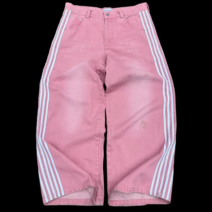 Streetwear Fashion New Street Trend Striped Embroidery Baggy Jeans Mens Womens Y2K Harajuku Hip Hop Casual High Waist Wide Pants
Streetwear Fashion New Street Trend Striped Embroidery Baggy Jeans Mens Womens Y2K Harajuku Hip Hop Casual High Waist Wide Pants